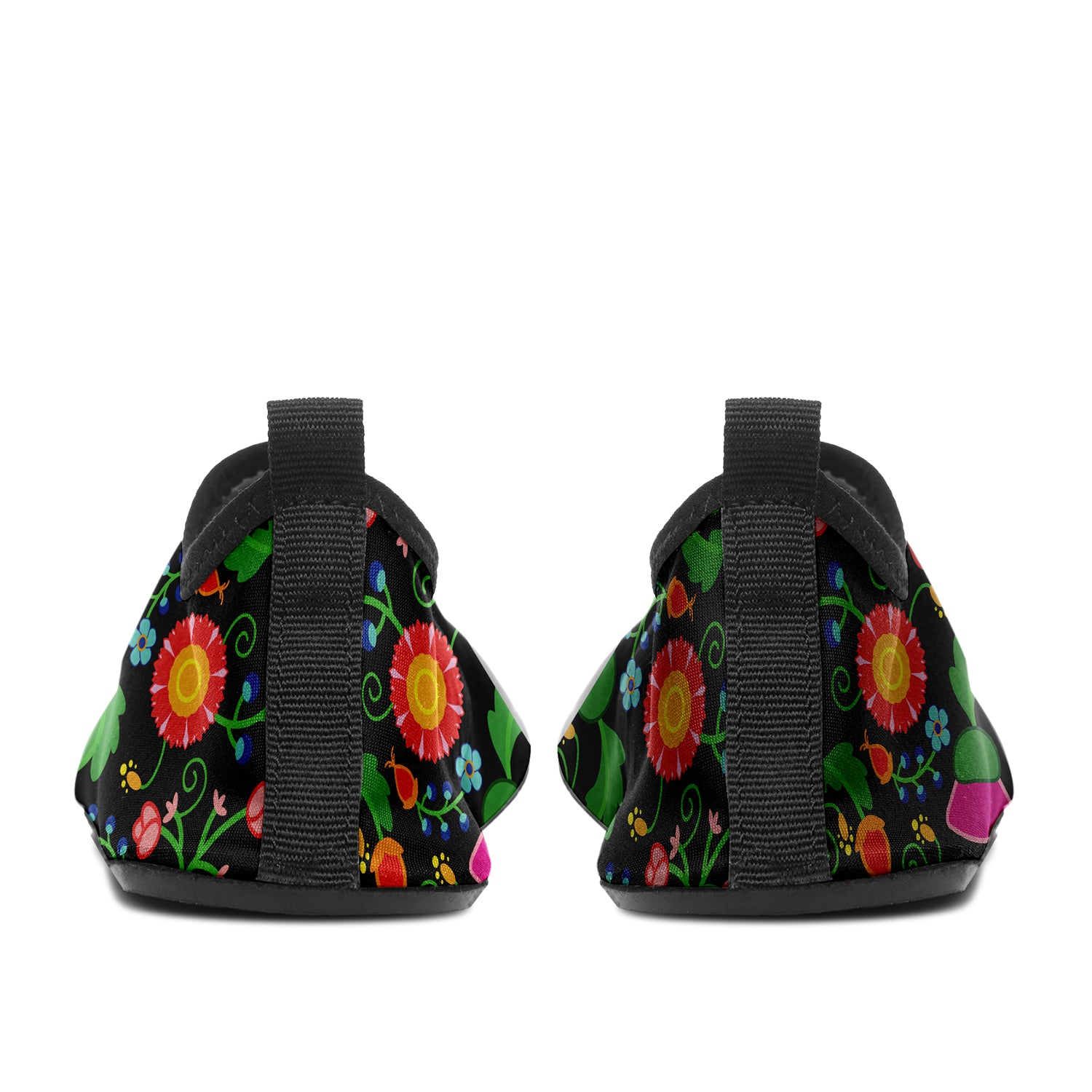 Bee Spring Night Kid's Sockamoccs Slip On Shoes