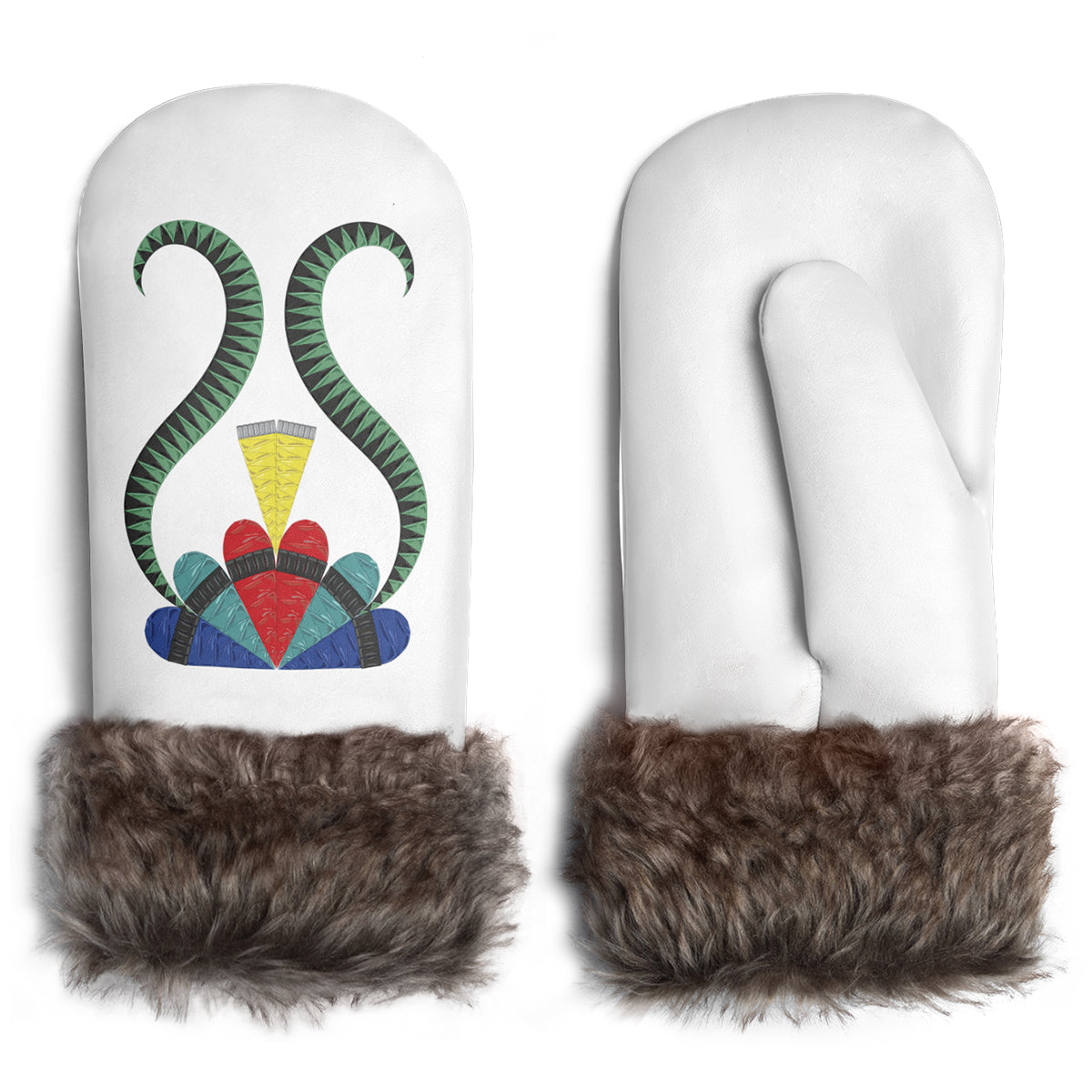 Quill with the Ancestors Mittens