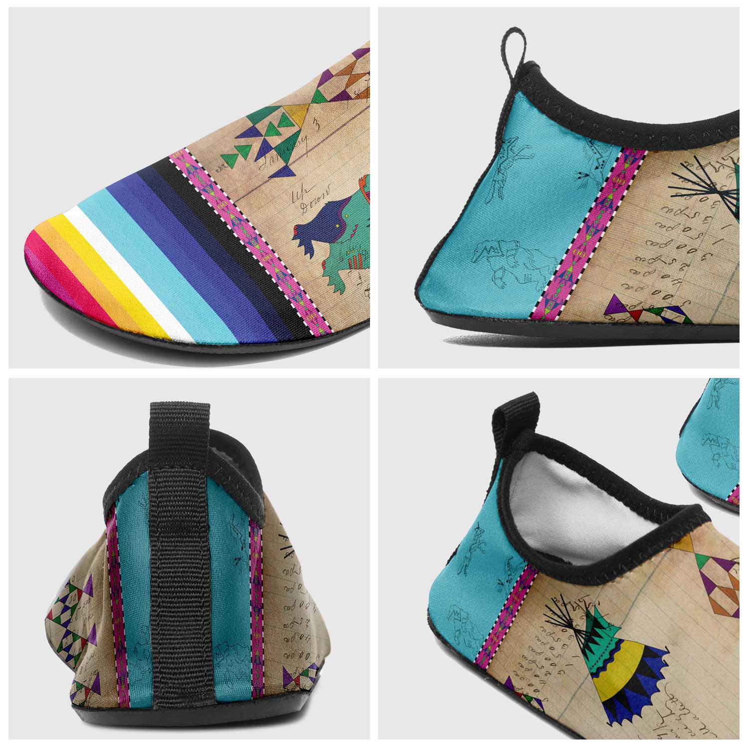 Bear Ledger Sky Kid's Sockamoccs Slip On Shoes