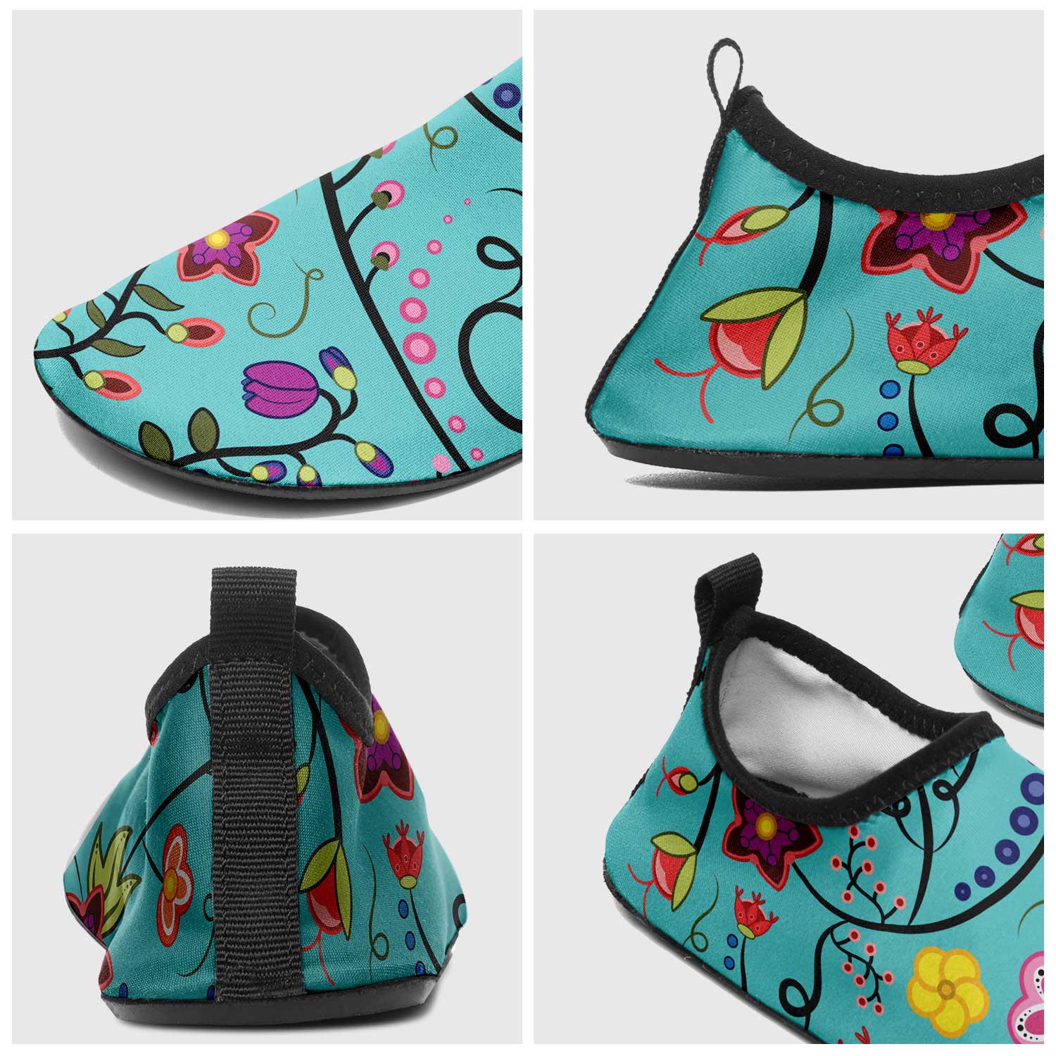 Fresh Fleur Sky Kid's Sockamoccs Slip On Shoes