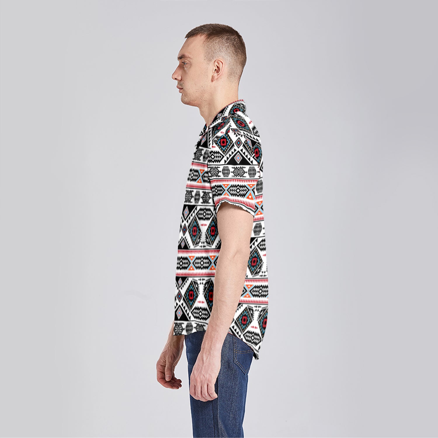 California Coast Button Up Silk Shirt