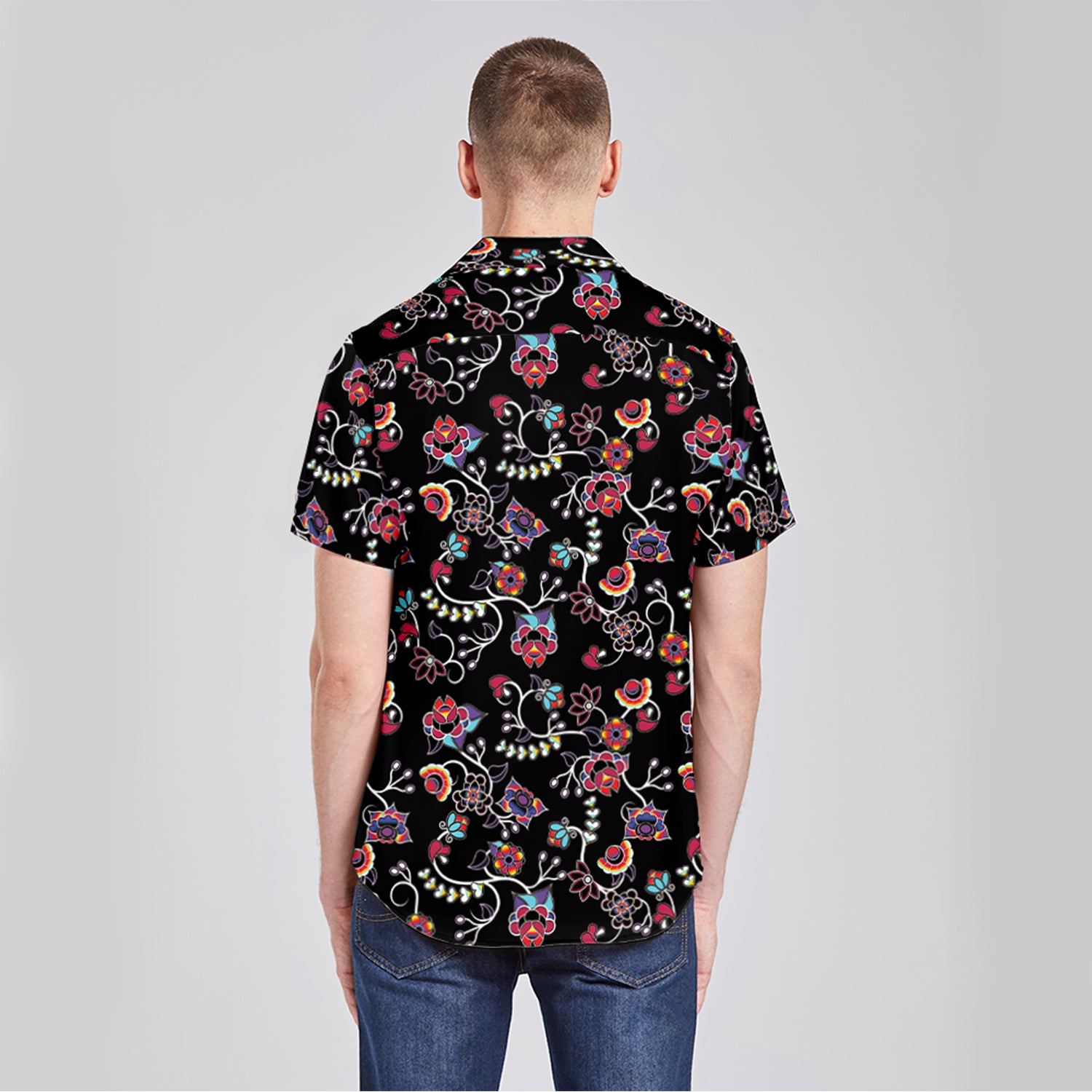 Floral Danseur Button Up Silk Shirt