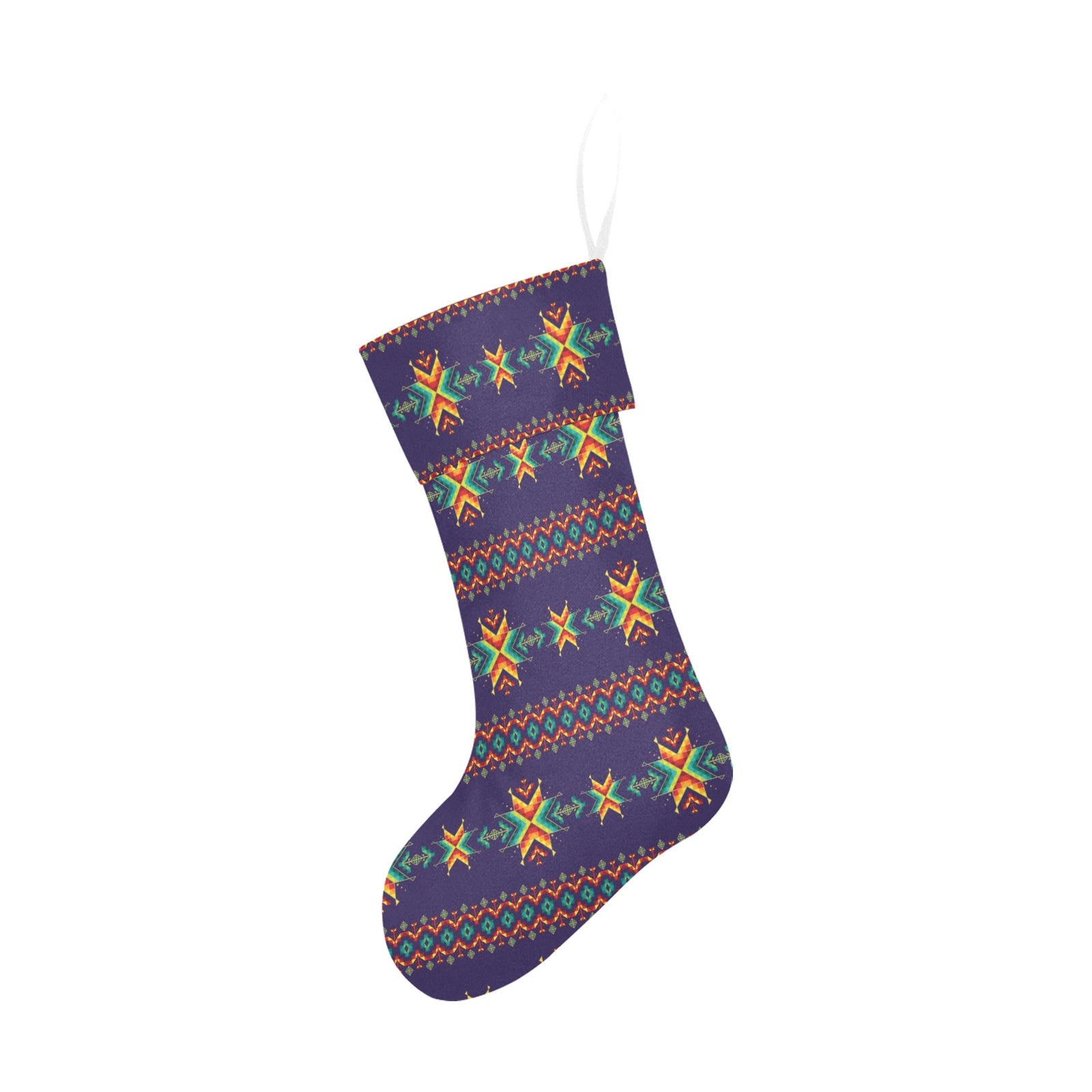 Dreams of Ancestors Indigo Christmas Stocking