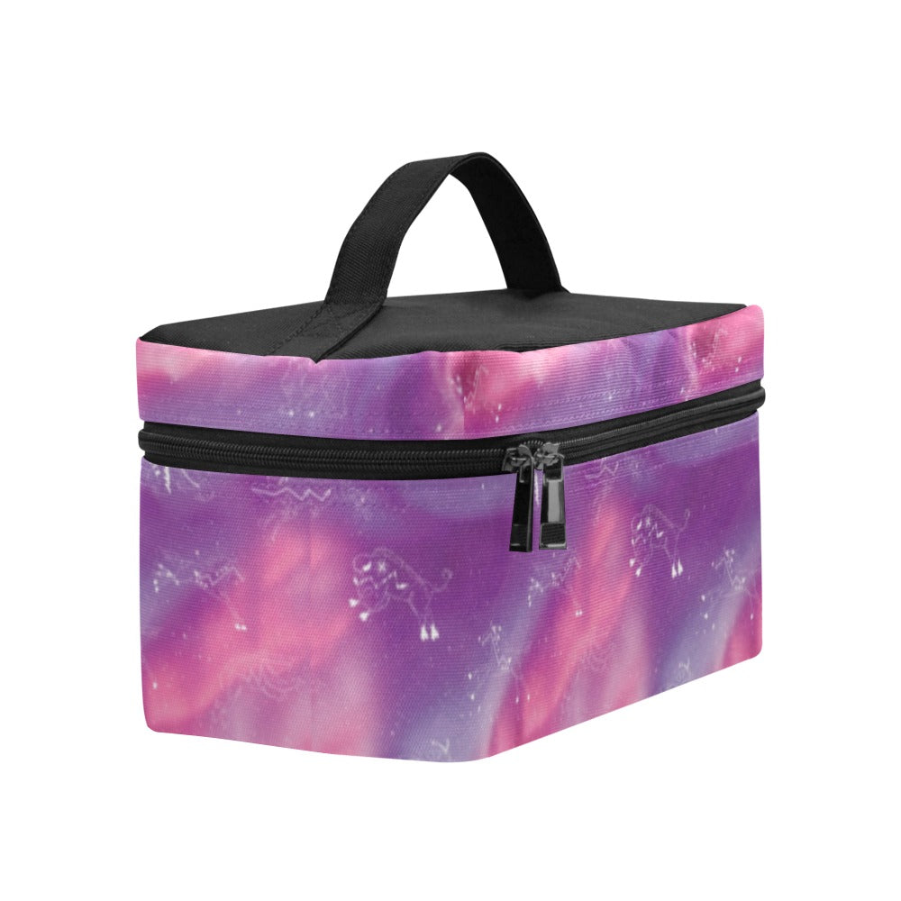 Animal Ancestors 7 Aurora Gases Pink and Purple Cosmetic Bag/Large