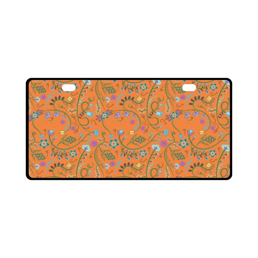 Fresh Fleur Carrot License Plate
