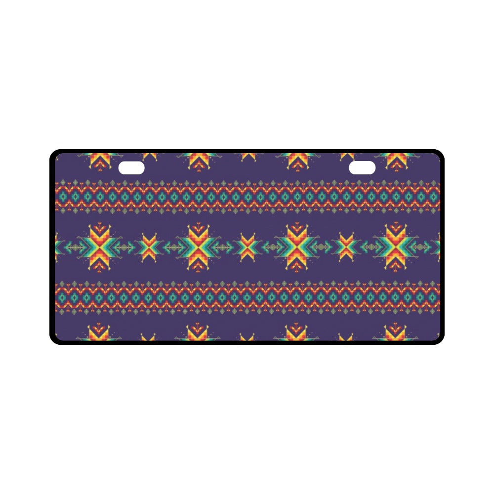 Dreams of Ancestors Indigo License Plate