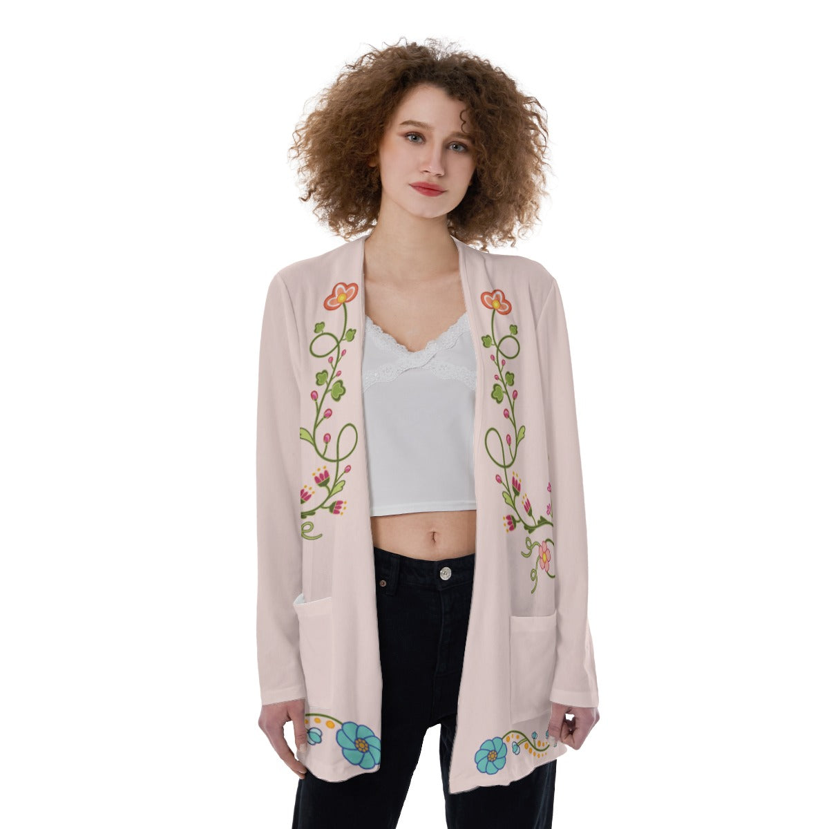 New Growth Rosé Pocket Cardigan
