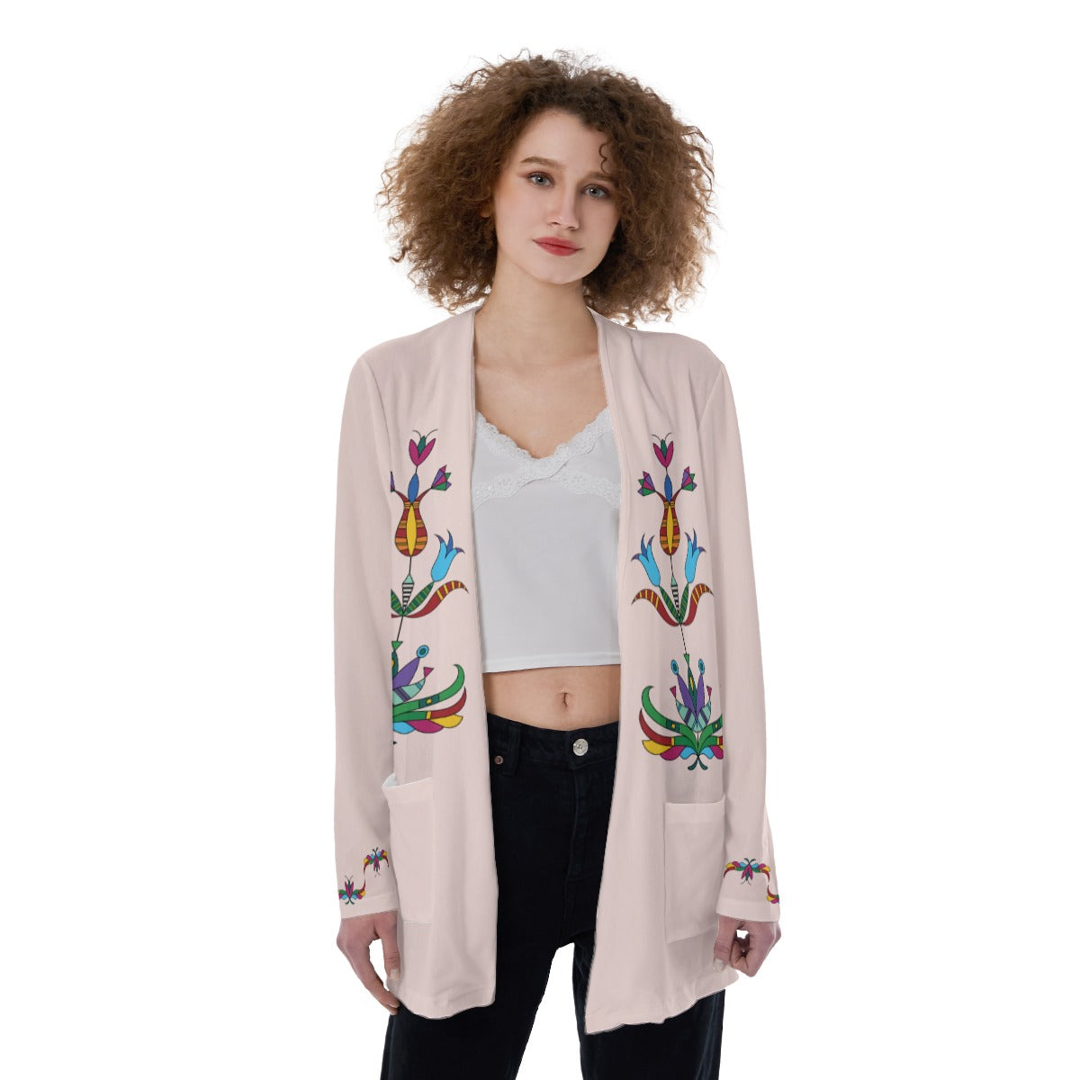Dakota Rosé Spring Women's Pocket Cardigan