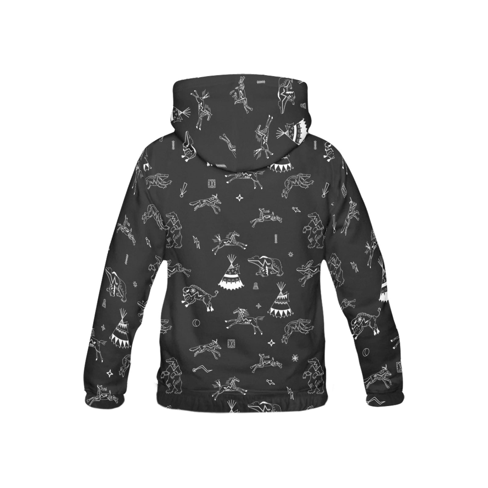 Ledger Dabbles Black Hoodie for Kid (USA Size)