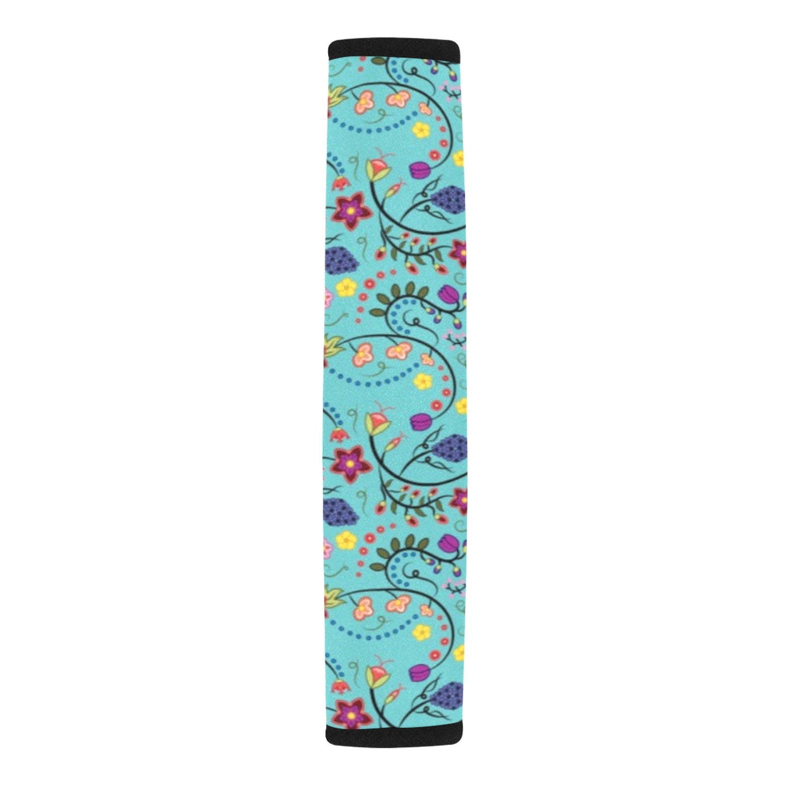 Fresh Fleur Sky Car Seat Belt Cover 7''x12.6'' (Pack of 2)