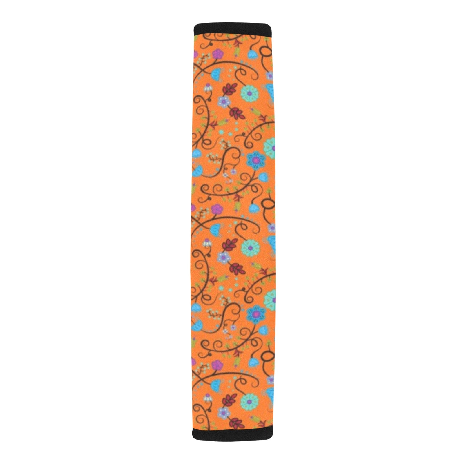 Nipin Blossom Carrot Car Seat Belt Cover 7''x12.6'' (Pack of 2)