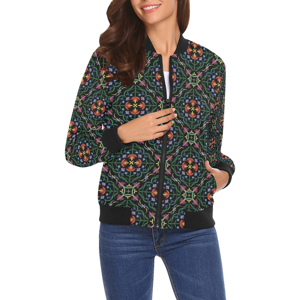 Quill Visions Bomber Jacket for Women