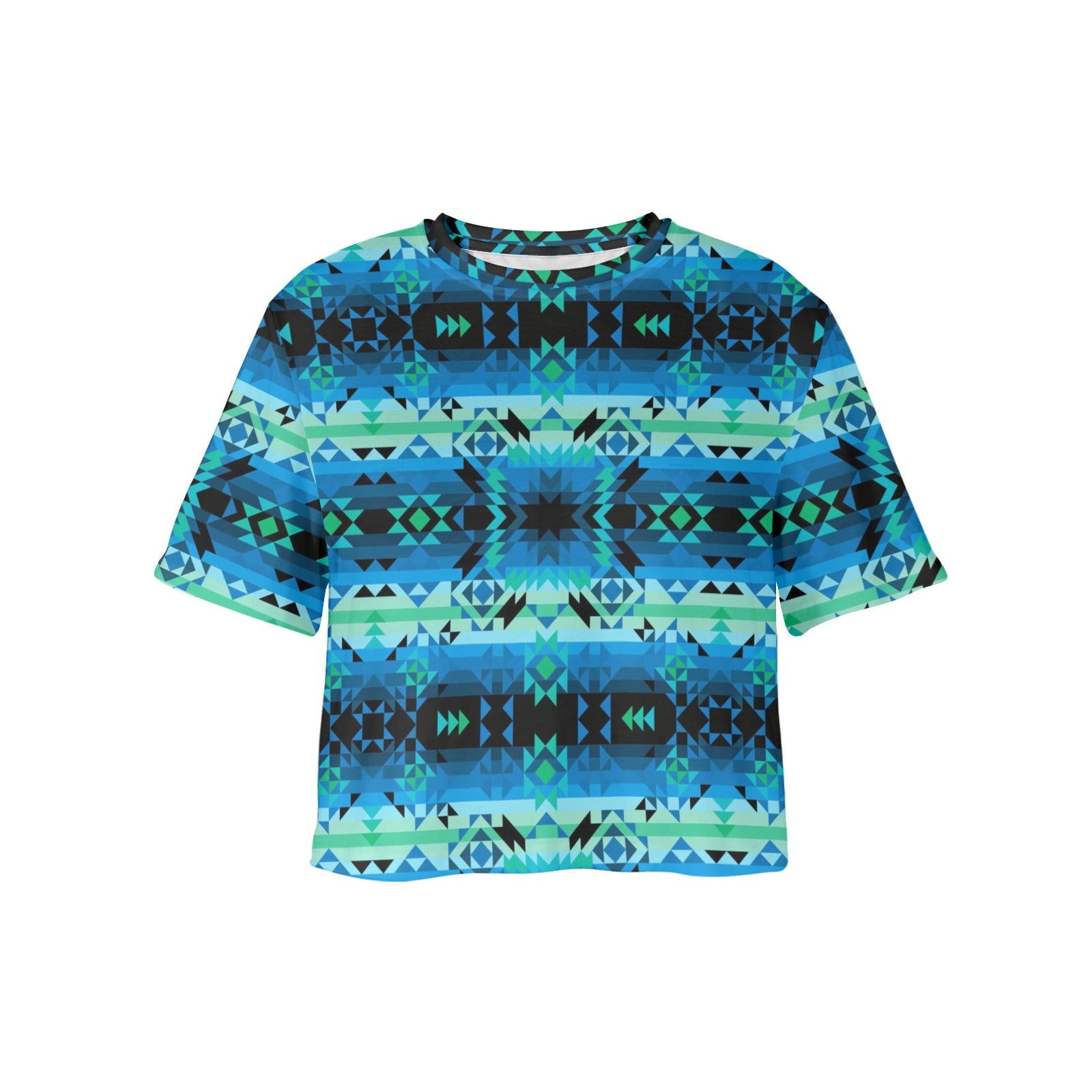 Green Star Women's Cropped T-shirt