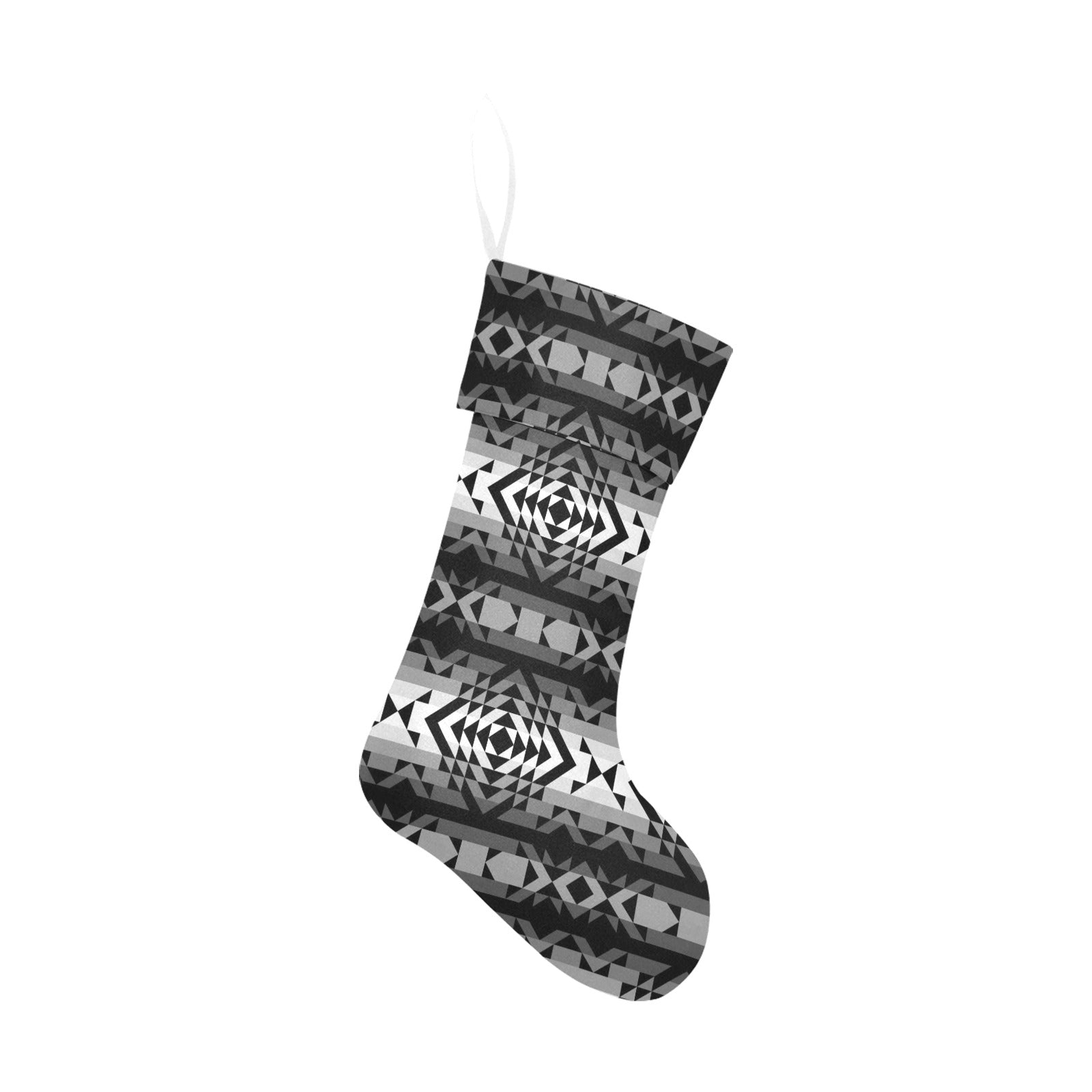 Black Rose Shadow Christmas Stocking