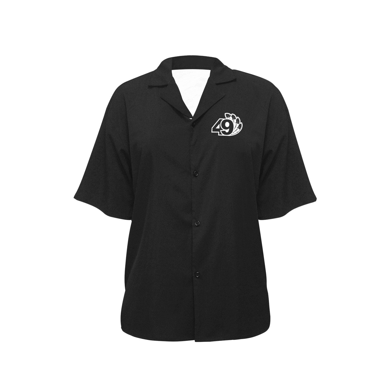 49 Dzine Logomark Dress Code All Over Print Hawaiian Shirt for Women (Model T58) Hawaiian Shirt for Women (T58) e-joyer