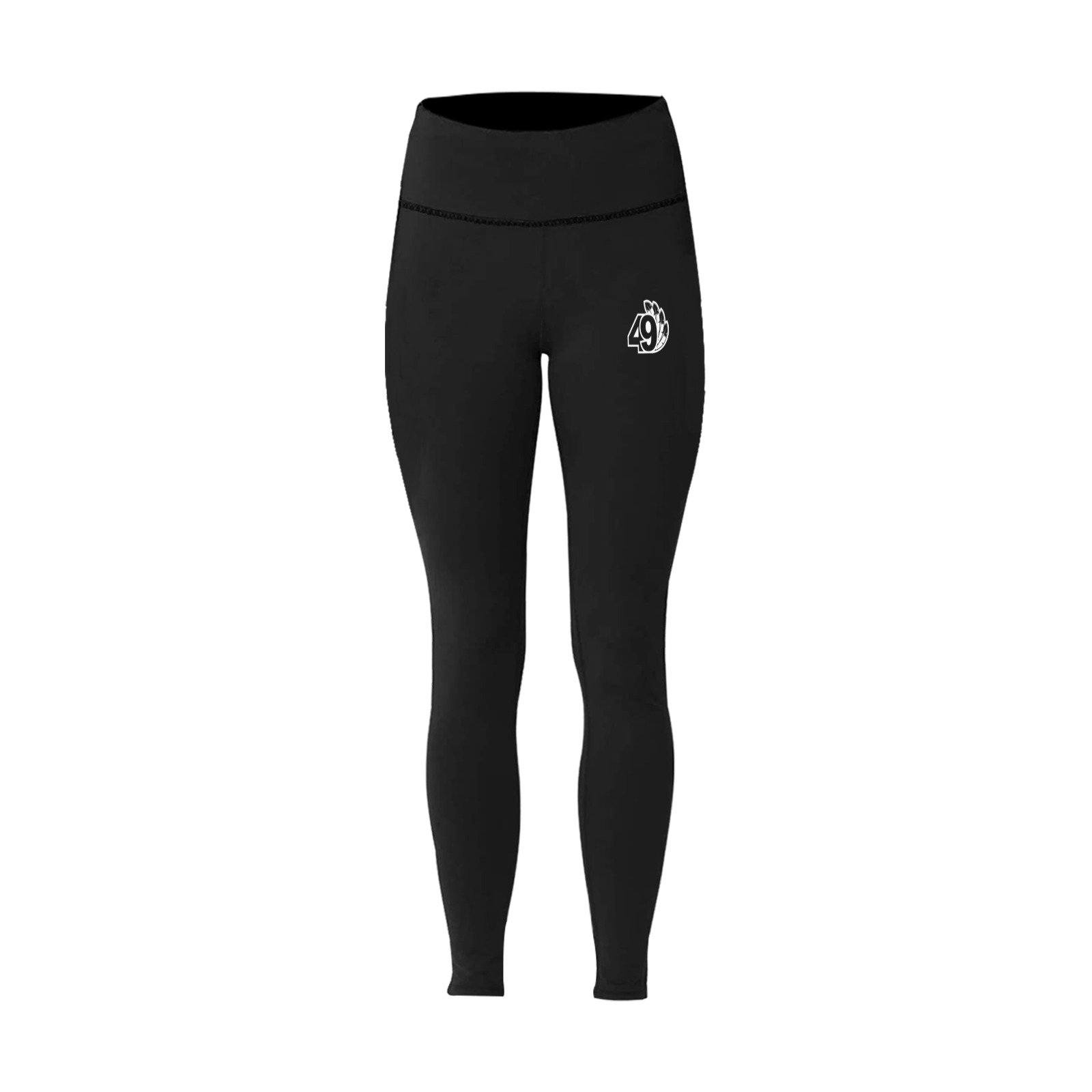 49 Dzine Logomark Dress Code All Over Print High-Waisted Leggings (Model L36) High-Waisted Leggings (L36) e-joyer