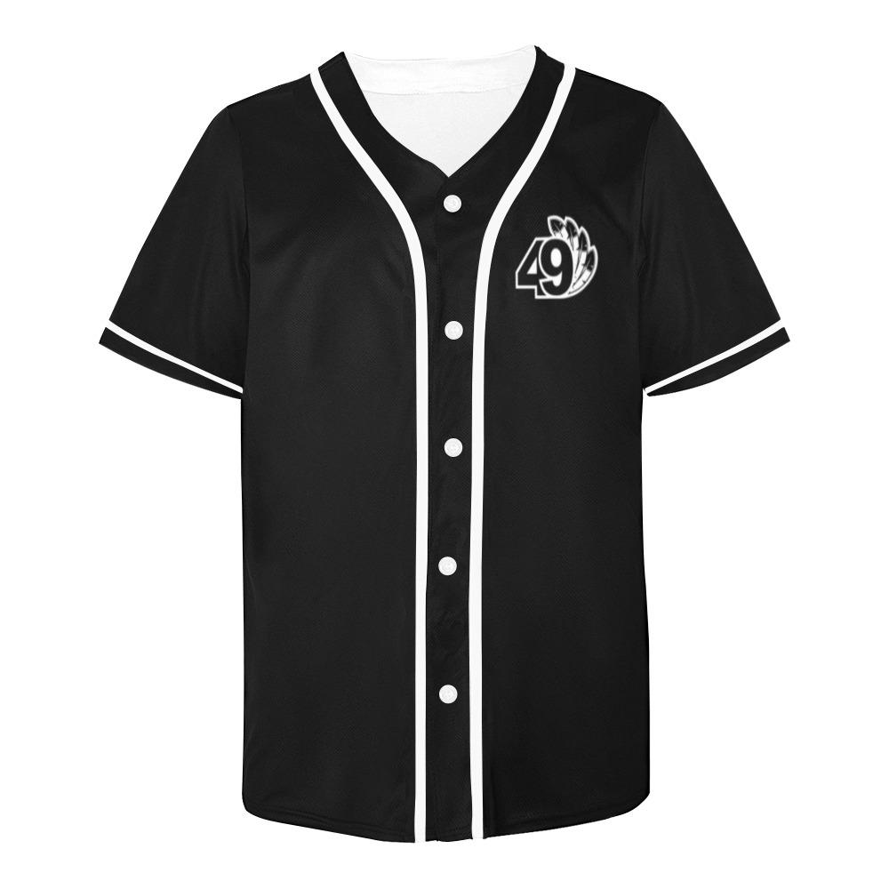 49 Dzine Logomark & Wordmark Dress Code All Over Print Baseball Jersey for Men (Model T50) All Over Print Baseball Jersey for Men (T50) e-joyer