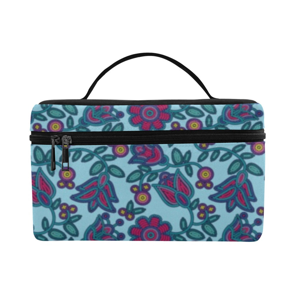 Beaded Nouveau Marine Cosmetic Bag/Large