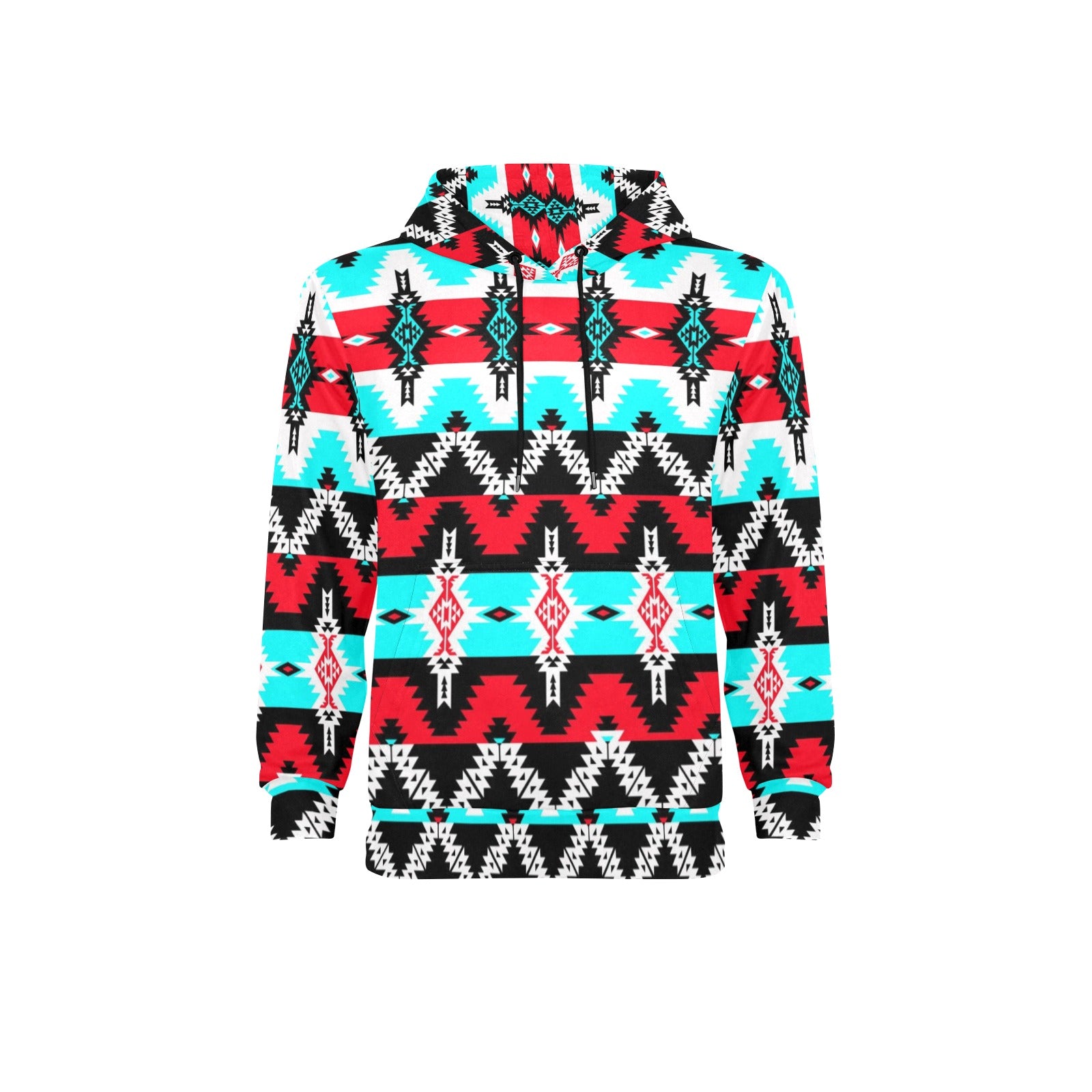 Two Spirit Dance Men's Long Sleeve Fleece Hoodie