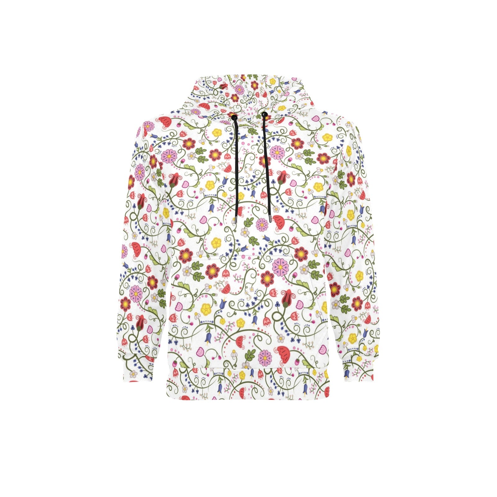 Nipin Blossom Men's Long Sleeve Fleece Hoodie