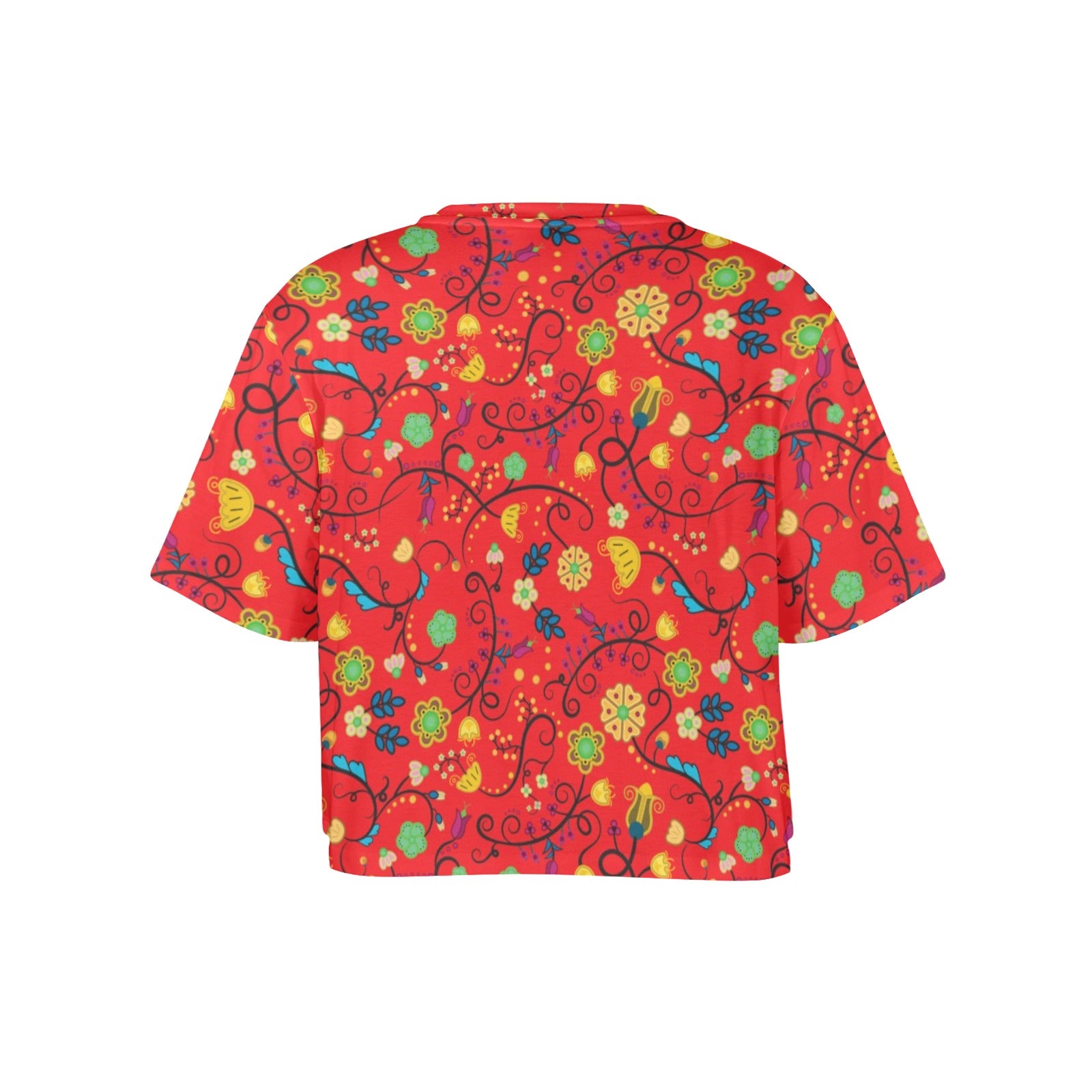 Nipin Blossom Fire Women's Cropped T-shirt