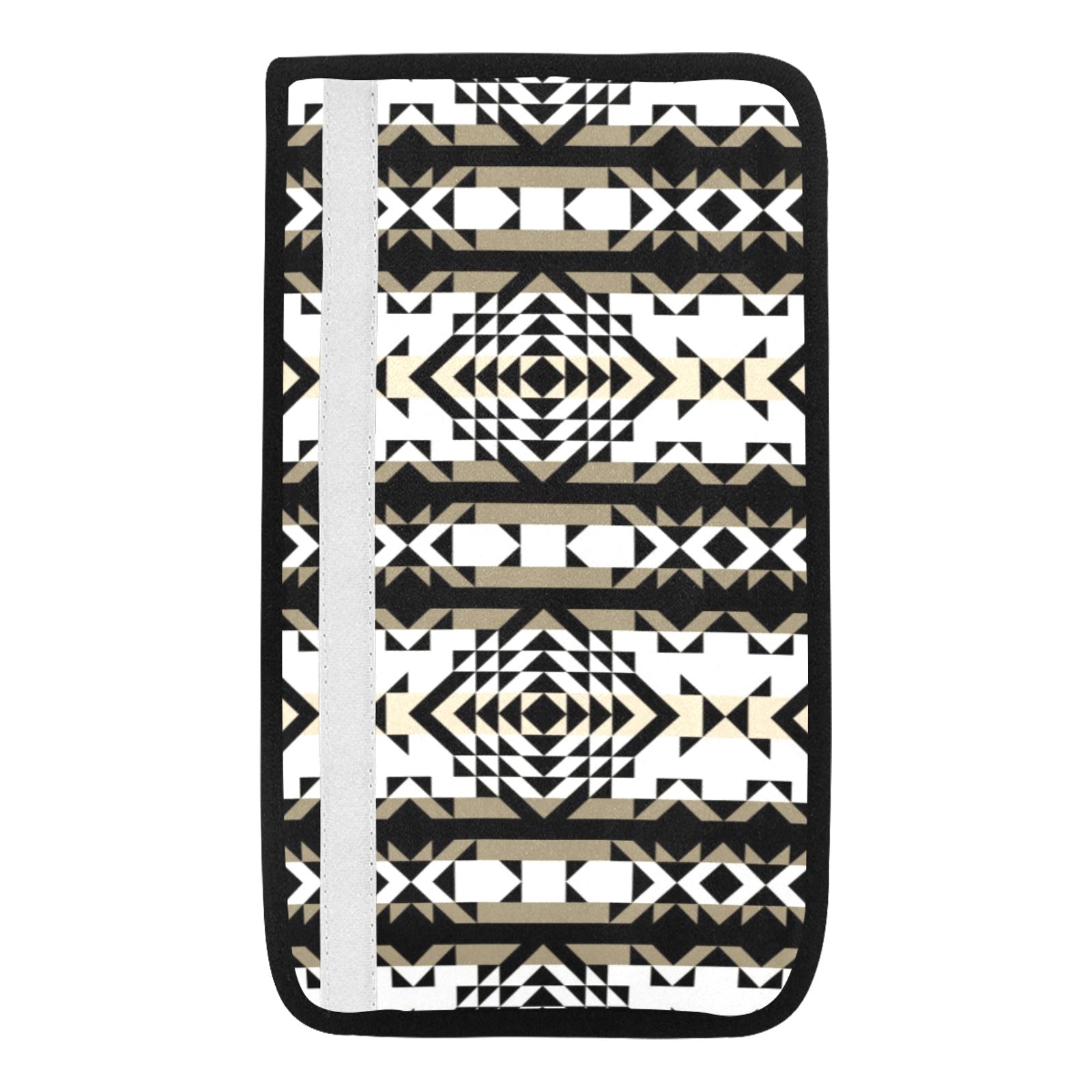 Black Rose Winter Canyon Car Seat Belt Cover 7''x12.6'' (Pack of 2)