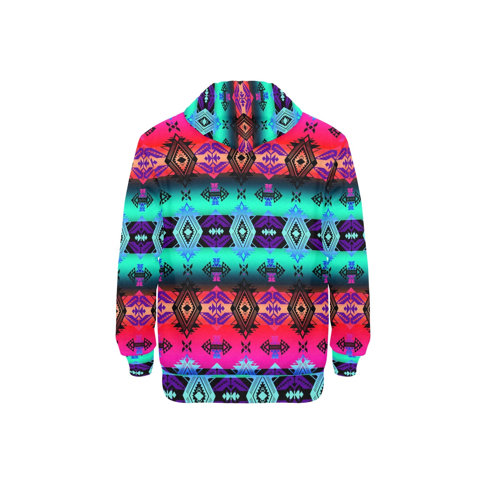 Sovereign Nation Sunrise Men's Long Sleeve Fleece Hoodie