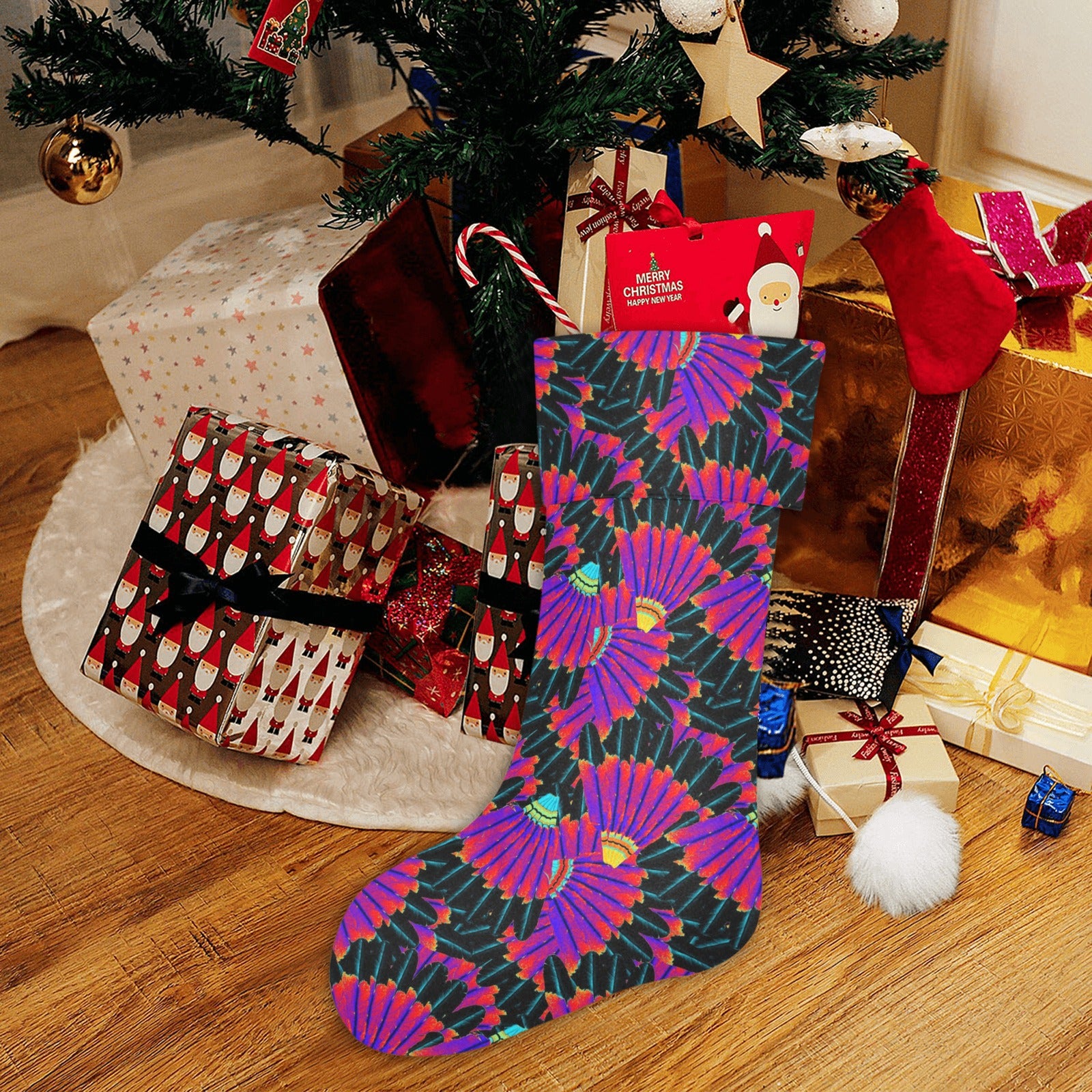 Eagle Feather Remix Christmas Stocking