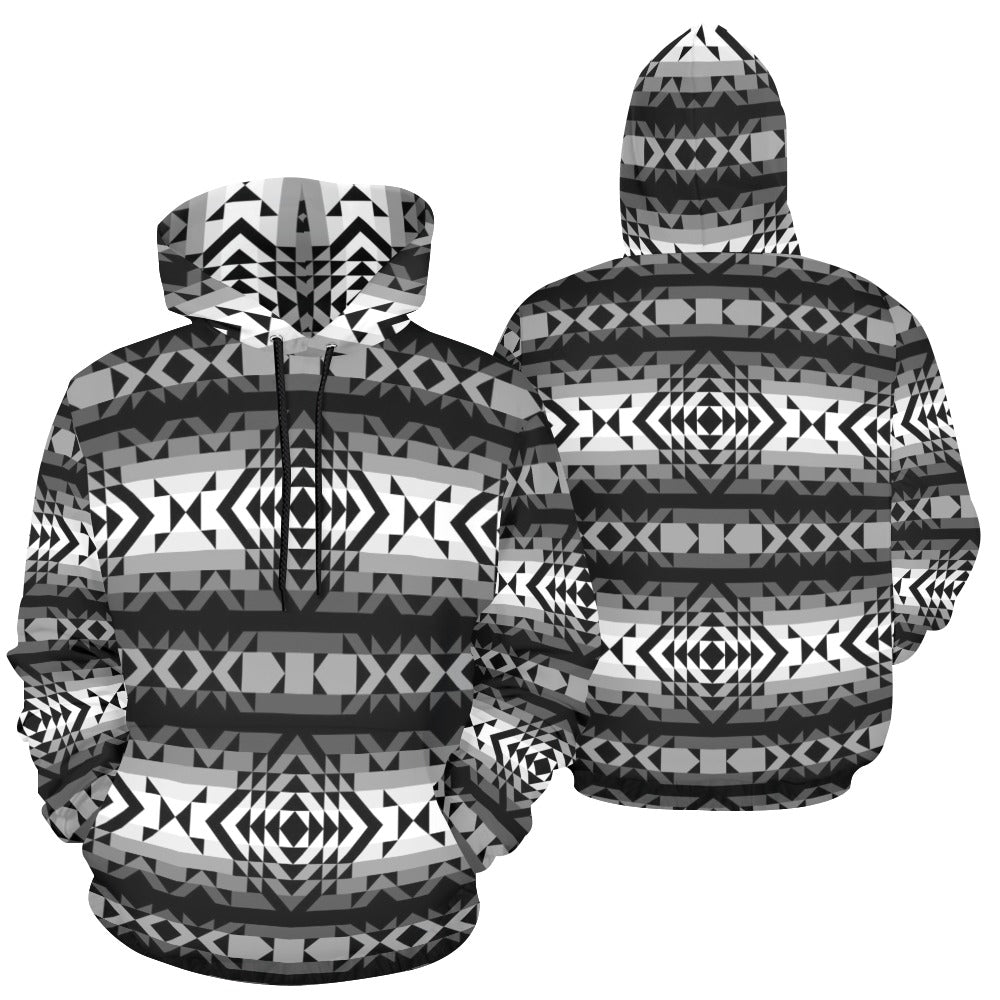 Black Rose Shadow Hoodie for Women (USA Size)