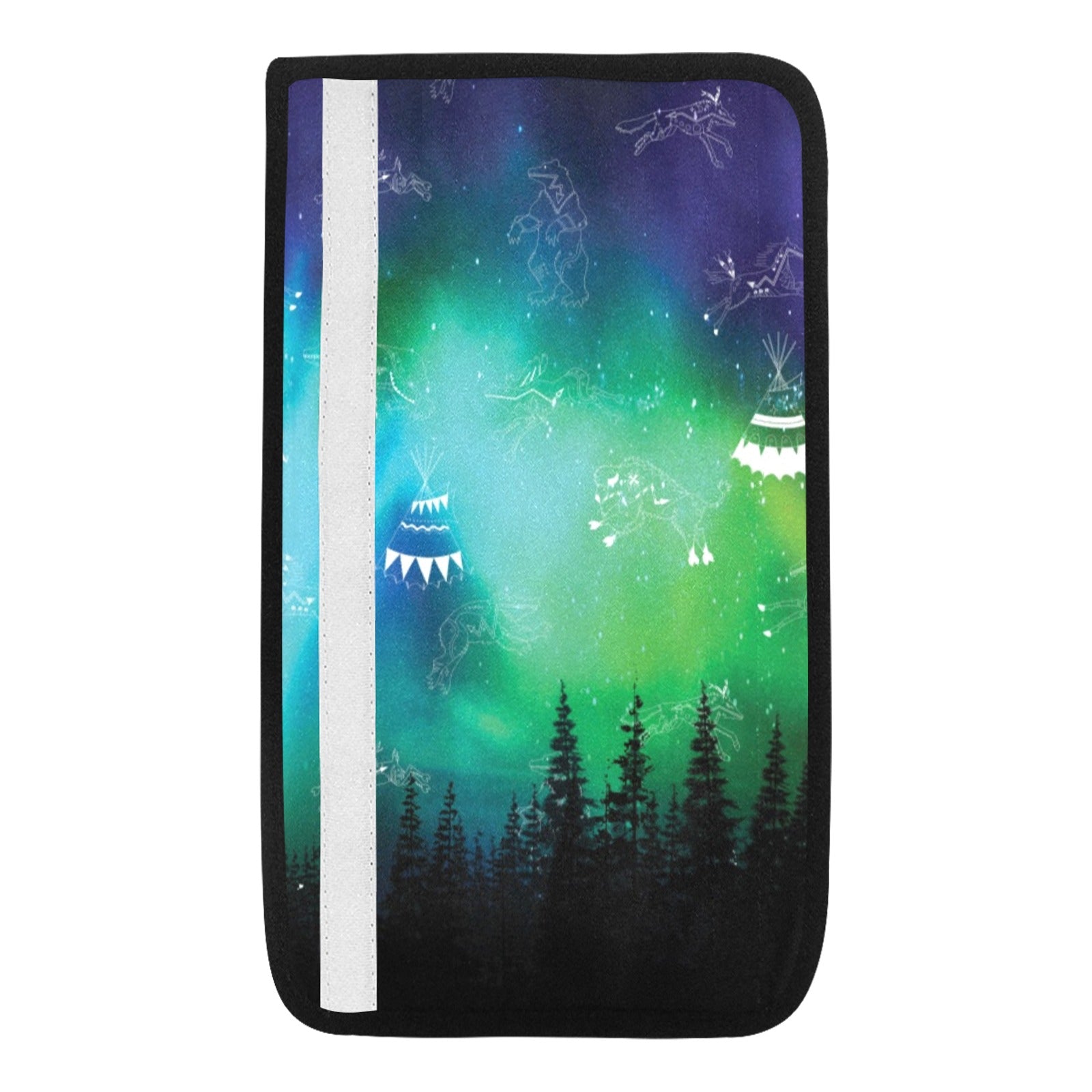 Aurora Medicine Animals Car Seat Belt Cover 7''x12.6'' (Pack of 2)