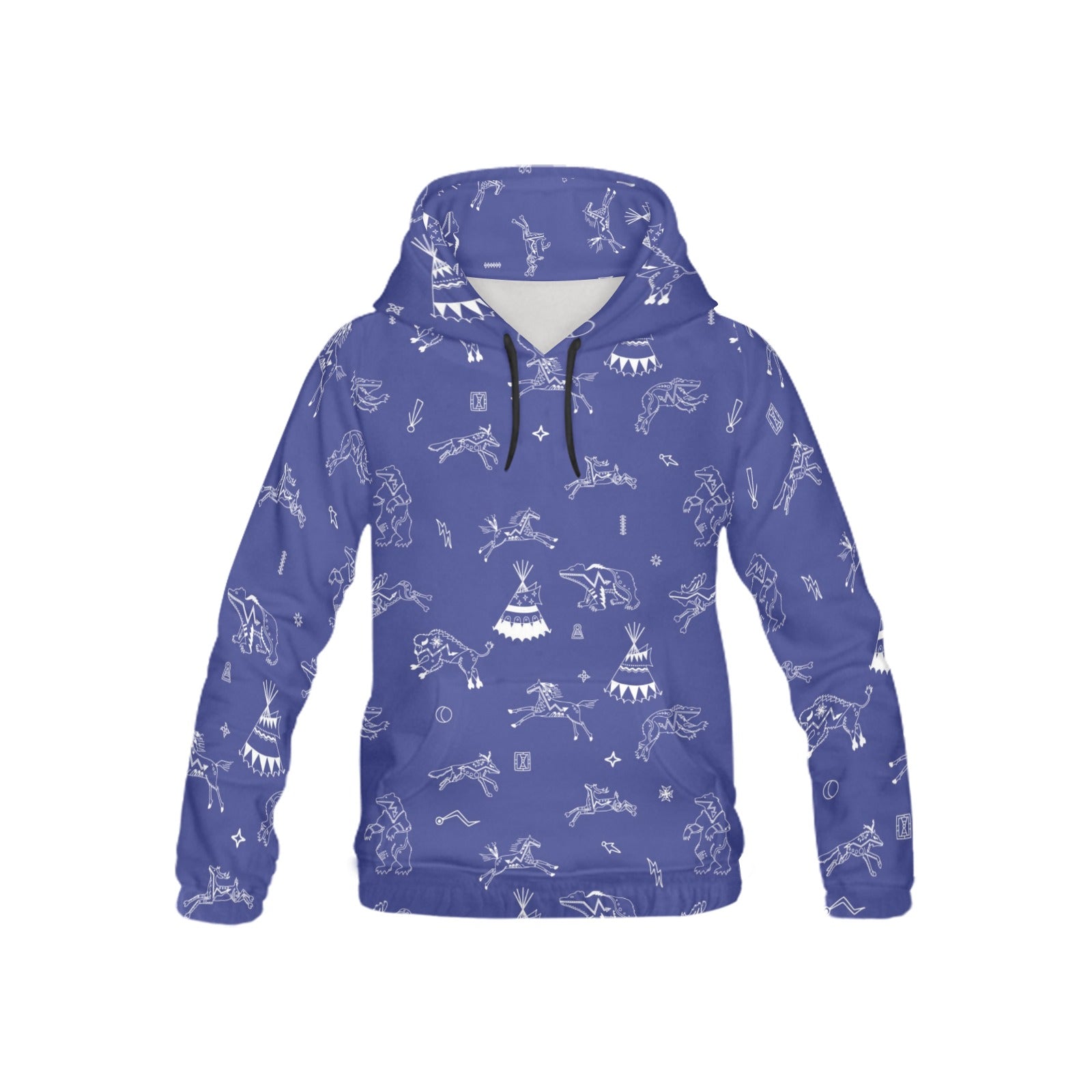 Ledger Dabbles Blue Hoodie for Kid (USA Size)