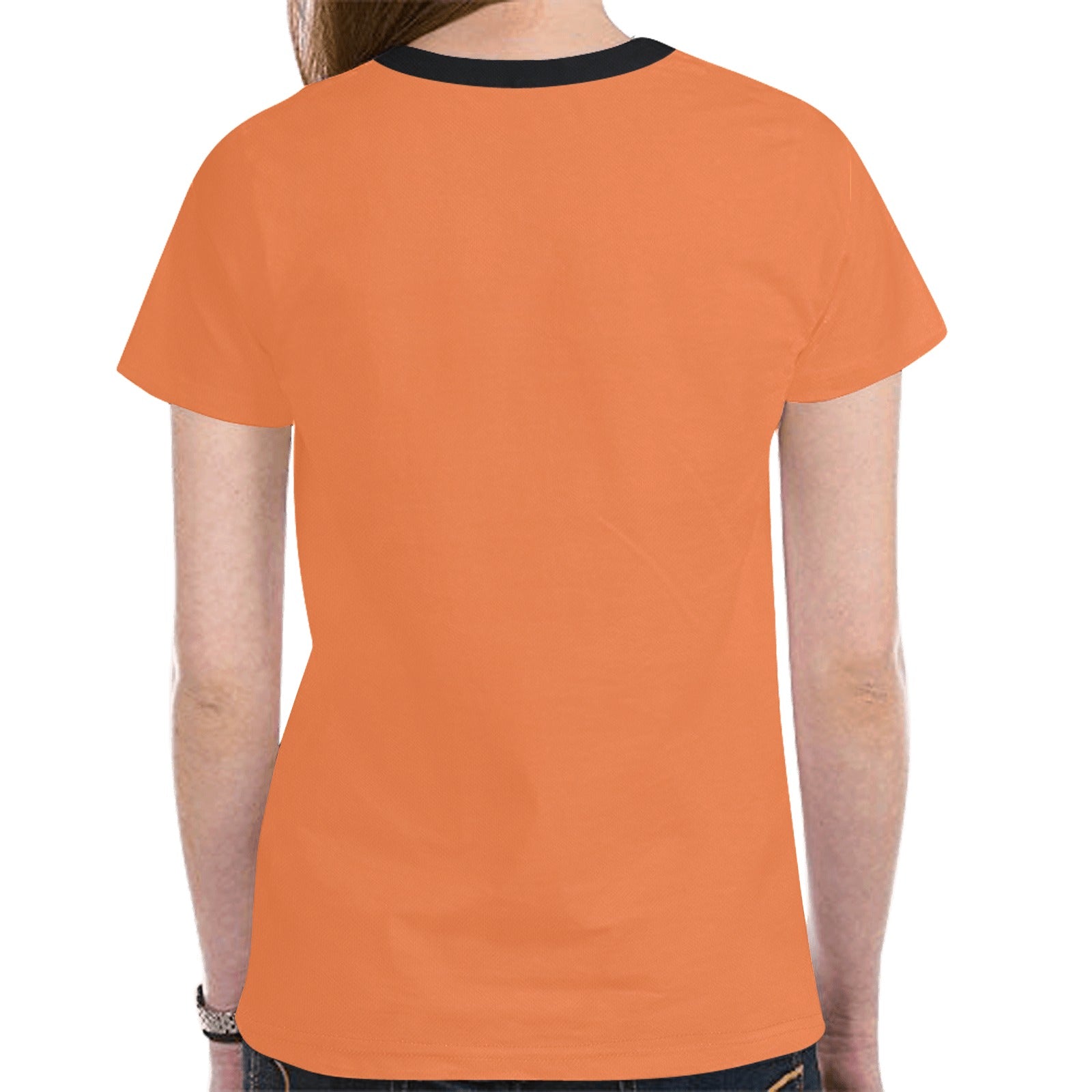 Floral Beaver Spirit Guide (Orange) T-shirt for Women