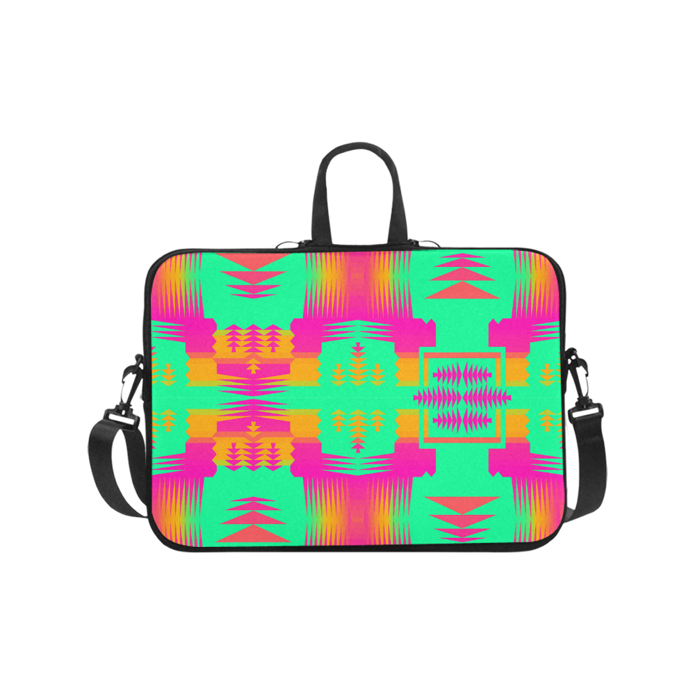 Turquoise Sky Sage Laptop Handbags 17" - 49 Dzine