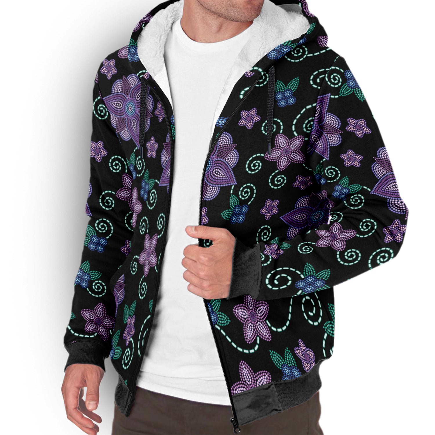 Berry Picking Sherpa Hoodie