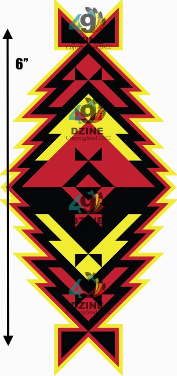6-inch Meta Tipi Fire Transfer