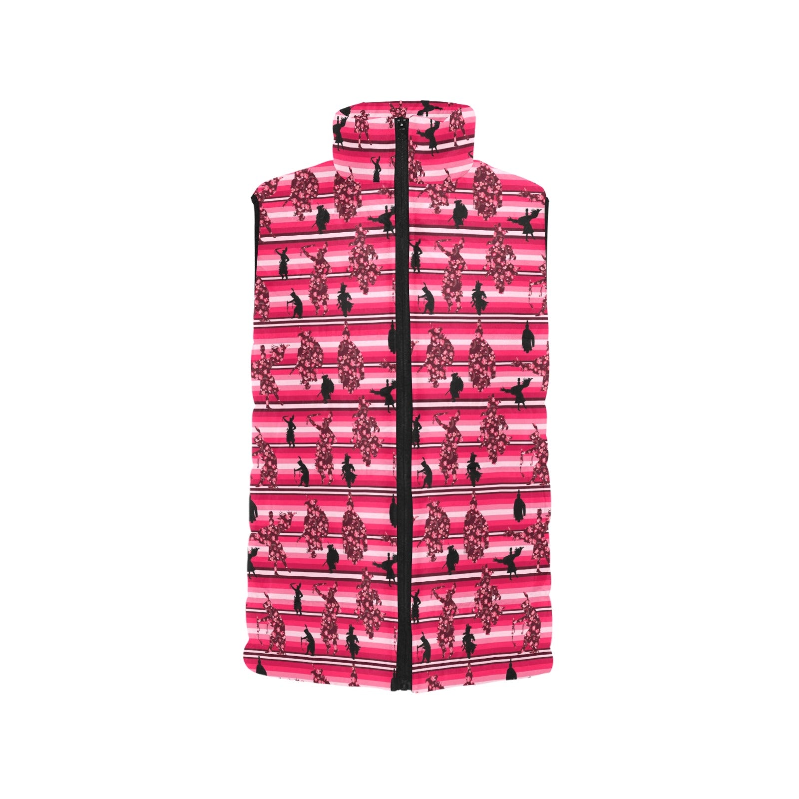 Dancers Floral Amour Women's Padded Vest Jacket