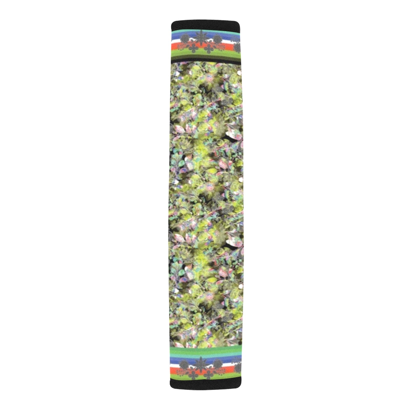 Culture in Nature Green Leaf Car Seat Belt Cover 7''x12.6'' (Pack of 2)
