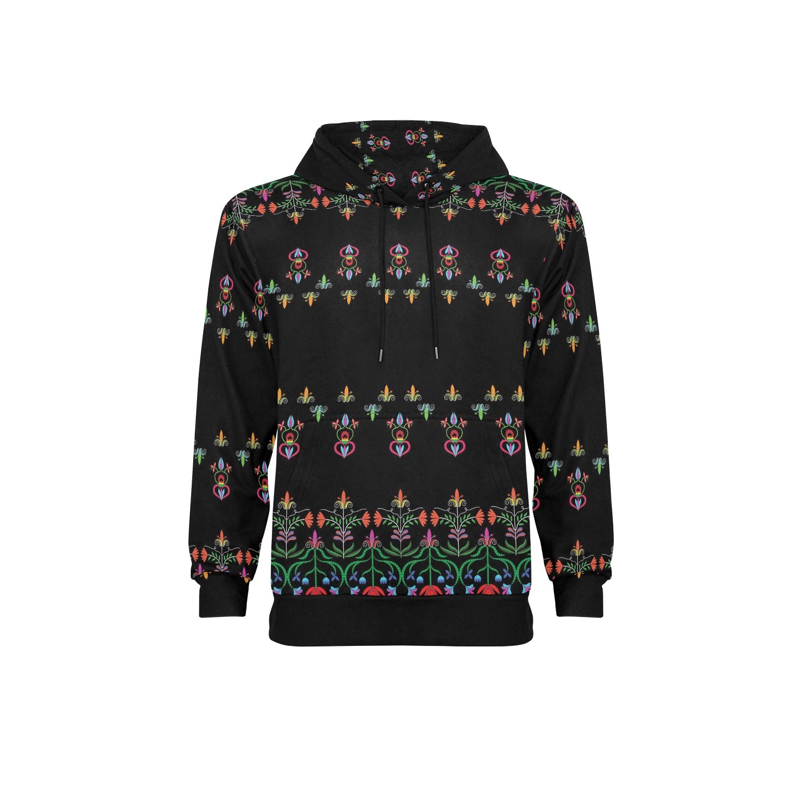 Metis Corn Mother Men's Long Sleeve Fleece Hoodie