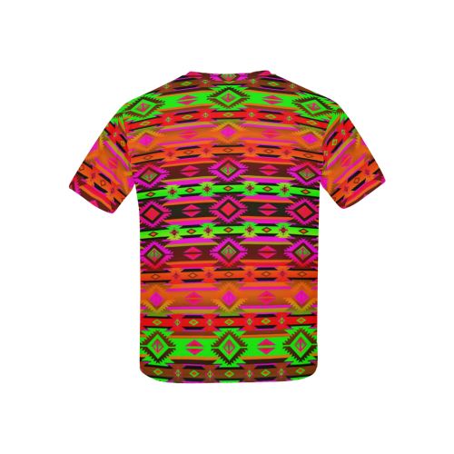 Adobe Afternoon All Over Print T-shirt for Kid (USA Size) (Model T40) All Over Print T-shirt for Kid (T40) e-joyer