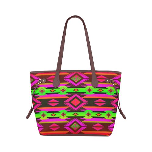 Adobe Afternoon Clover Canvas Tote Bag (Model 1661) Clover Canvas Tote Bag (1661) e-joyer