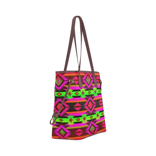 Adobe Afternoon Clover Canvas Tote Bag (Model 1661) Clover Canvas Tote Bag (1661) e-joyer