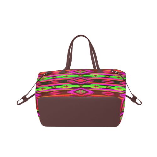 Adobe Afternoon Clover Canvas Tote Bag (Model 1661) Clover Canvas Tote Bag (1661) e-joyer