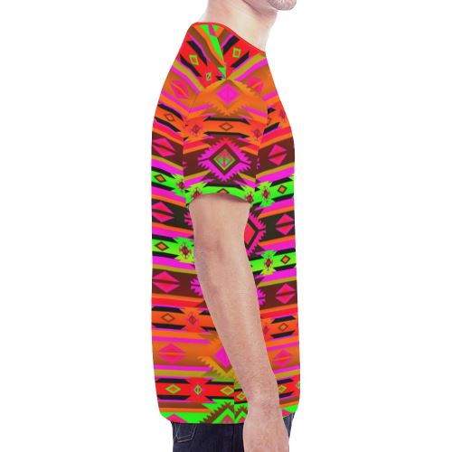 Adobe Afternoon New All Over Print T-shirt for Men (Model T45) New All Over Print T-shirt for Men (T45) e-joyer