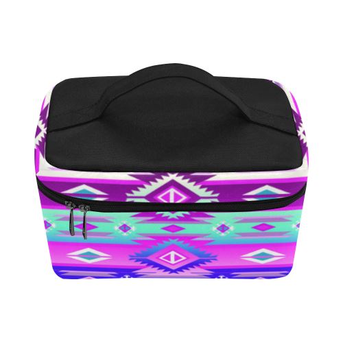 Adobe Dance Cosmetic Bag/Large (Model 1658) Cosmetic Bag e-joyer