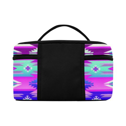 Adobe Dance Cosmetic Bag/Large (Model 1658) Cosmetic Bag e-joyer