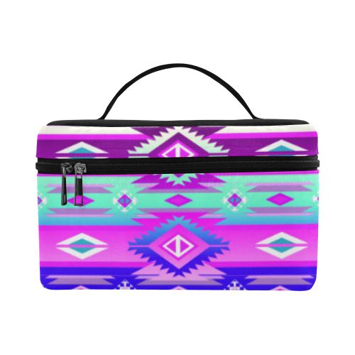Adobe Dance Cosmetic Bag/Large (Model 1658) Cosmetic Bag e-joyer