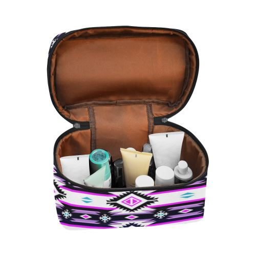 Adobe Dance Cosmetic Bag/Large (Model 1658) Cosmetic Bag e-joyer