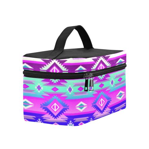 Adobe Dance Cosmetic Bag/Large (Model 1658) Cosmetic Bag e-joyer