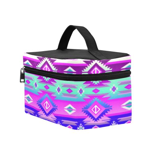 Adobe Dance Cosmetic Bag/Large (Model 1658) Cosmetic Bag e-joyer