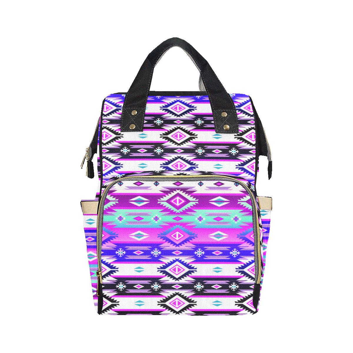 Adobe Dance Multi-Function Diaper Backpack (Model 1688) Diaper Backpack (1688) e-joyer
